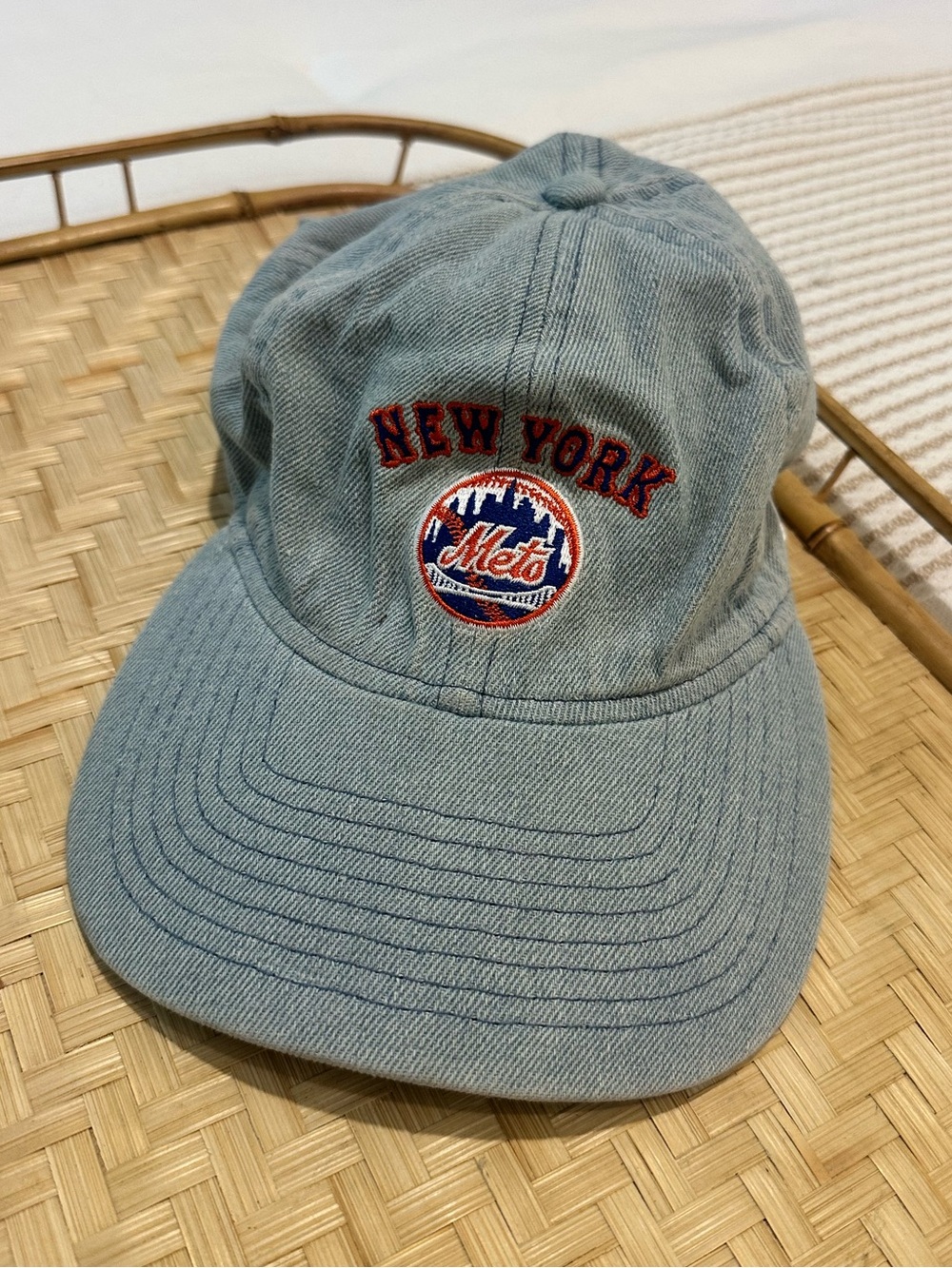 PINK Victoria's Secret Light Blue New York Mets Kids Cap